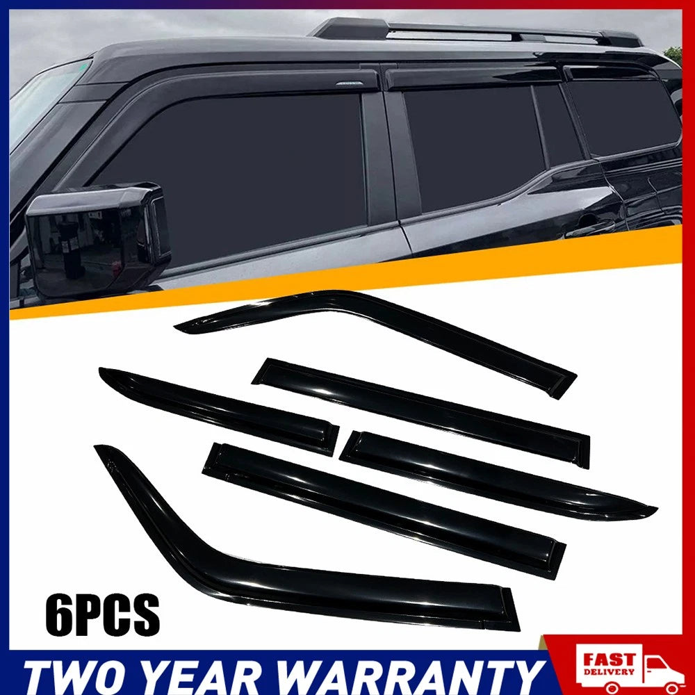 6PCS for Toyota LC250 Prado 250 2024-ON Luxury Weathershields Weather Shields