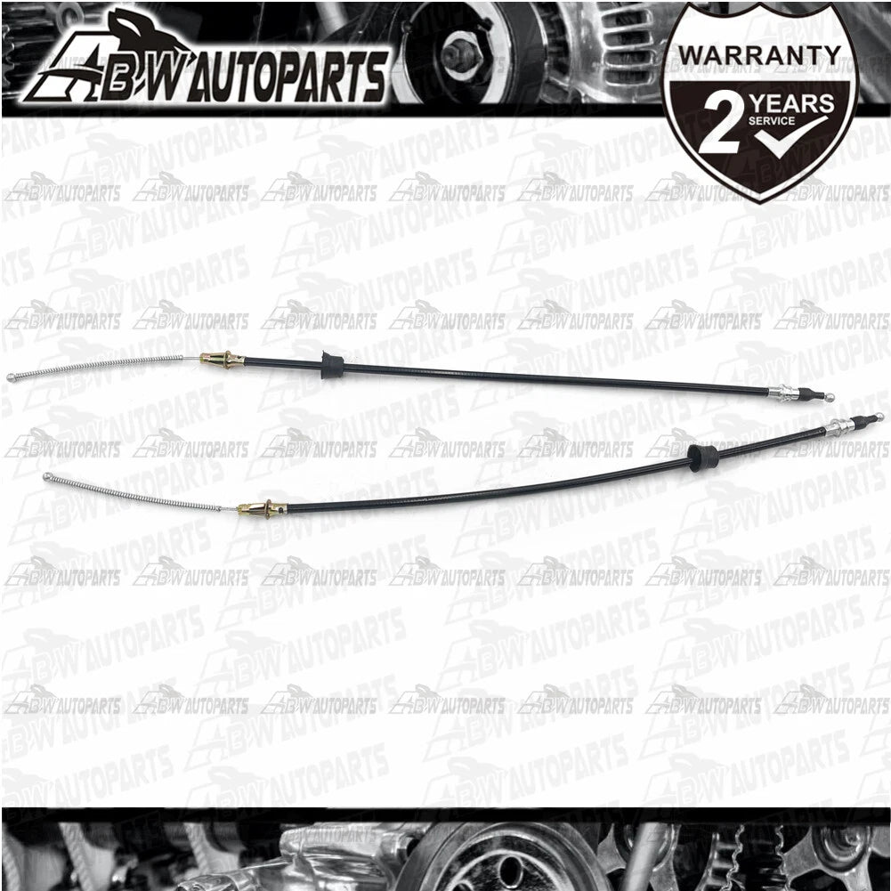 Pair Hand Brake Cable Holden HQ HJ HX HZ Rear Drum Sedan Wagon Coupe 1970-1980