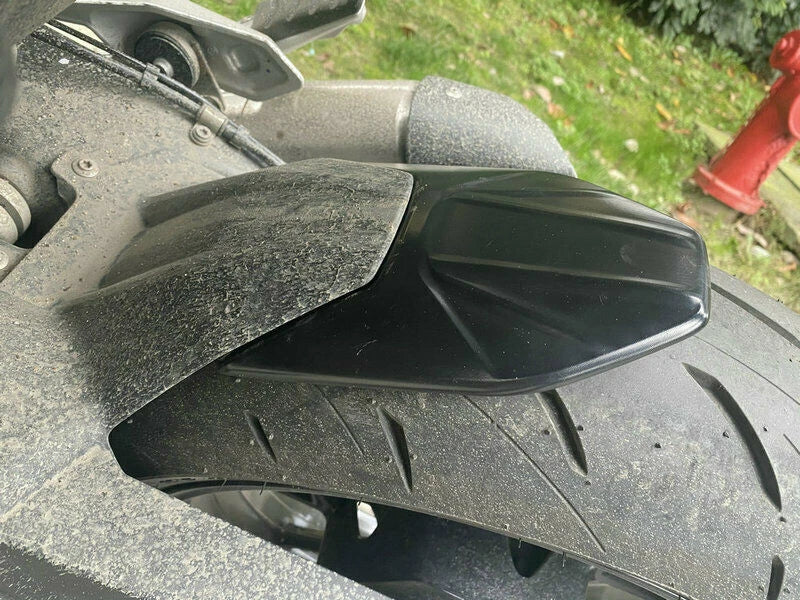 Rear Mudguard Fender Extender Protector Black For BMW F900R F900XR 2020 2021 ST