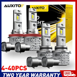 AUXITO 4-40x 9005 H8 H9 LED Headlight Bulbs Conversion Kit Hi Beam Bright 12V