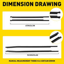 Load image into Gallery viewer, Window Seals Weather Strip for 4 Door 2015-2023 Toyota Hilux UTE Double Cab