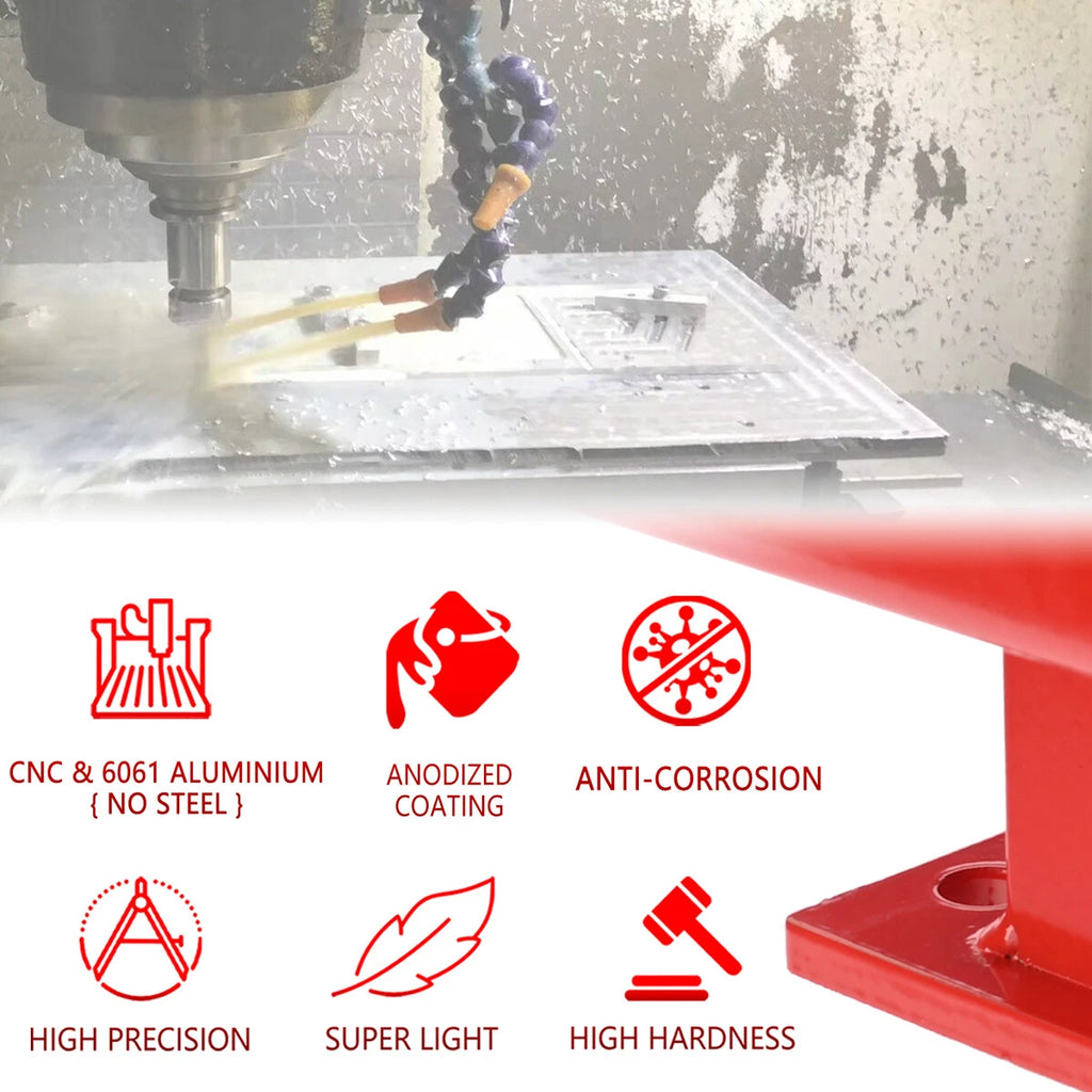 Battery Relocate Kit Battery Tray Red for Polaris Sportsman 450 570 2014-2021 ST