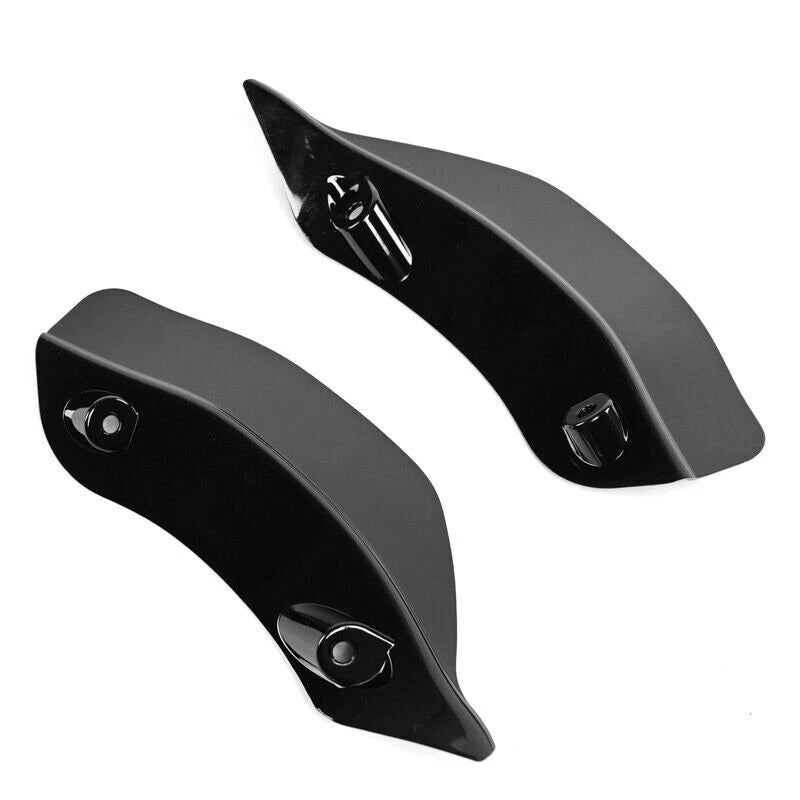 Black Wind Deflector Fairing Air Wing For Harley Touring Road Glide 2015-2020 ST
