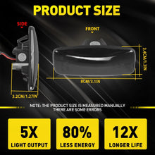 Load image into Gallery viewer, 4x Flowing LED Side Lights Indicator Repeater For Nissan Bluebird Sunny