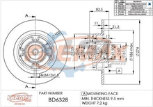 Load image into Gallery viewer, Fremax Rear Disc Rotors for Renault Scenic JA 2.0 00-05 274mm Not RX4 Model