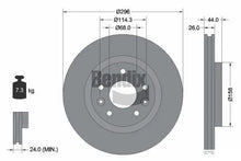 Load image into Gallery viewer, Bendix Front Brake Rotor for Nissan Dualis J10 Qashqai J10 J11 X-Trail T31
