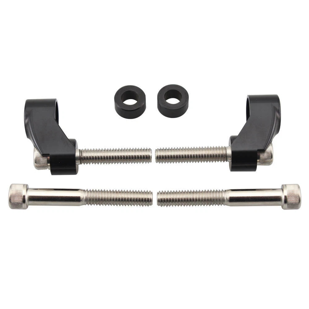 2x Turn Signal Relocation Bracket Kits For 39mm 49mm Sportster FXR Dyna Glide ST