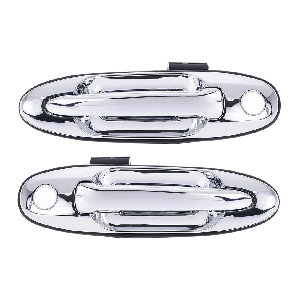 Door Handle Outer for Toyota Landcruiser J100 98-07 Set of 2 Chrome FRONT LH+RH