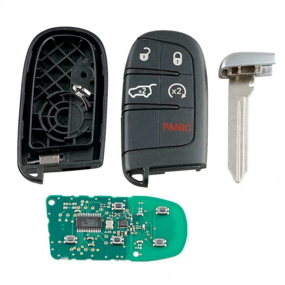 5 Buttons Smart Remote Key Keyless Fob 433MHz For Jeep Grand Cherokee 2014-18 ST