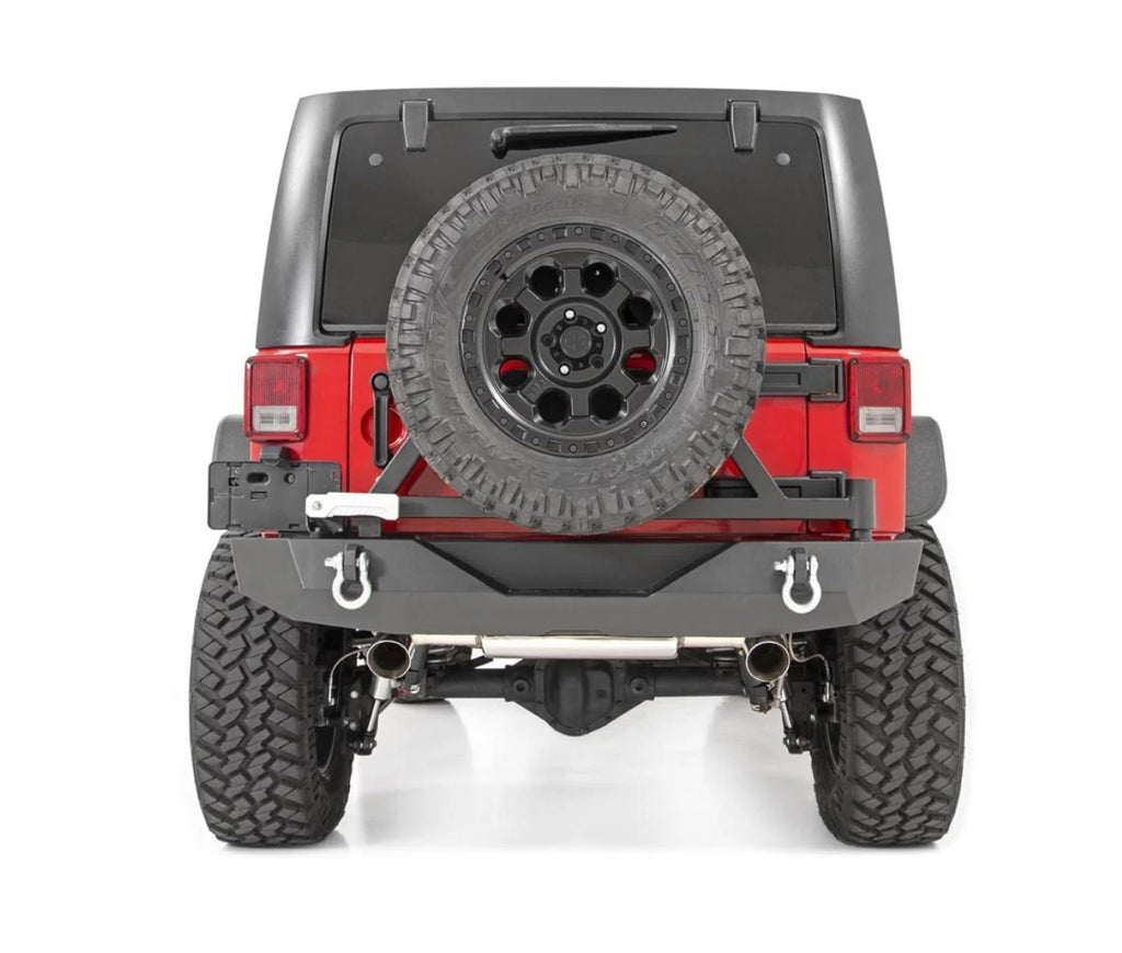 *NEW* HEAVY DUTY REAR BAR W/ SPARE WHEEL CARRIER fit JEEP WRANGLER KJ 2007- 2018