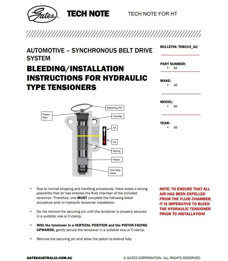 Timing Belt Kit + HAT + WP For Holden Rodeo TF Frontera MX 6VD1 3.2L V6 DOHC