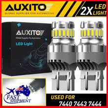 Load image into Gallery viewer, 2X AUXITO T20 7443 7440 LED STOP BRAKE LIGHT BULBS TAIL GLOBE BRIGHT ERROR FREE.