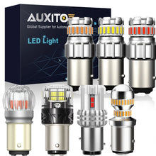 Load image into Gallery viewer, AUXITO BAY15D P21/5W 1157 Red Amber White LED Brake Stop Tail Light Bulb Globe.