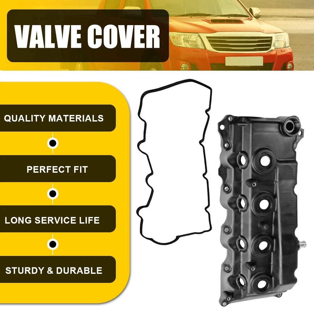 Rocker Valve Cover w/ Gasket for Toyota Hilux KUN16 KUN26 05-14 3.0L 11210-0L020