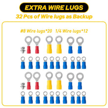 Load image into Gallery viewer, 12 Gang 180A Power Distribution Block Bus Bar Terminal Post Stud 12V Red Black