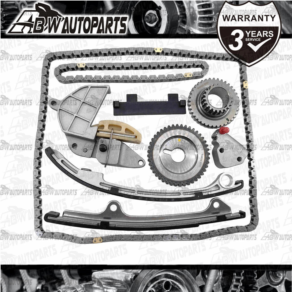 Timing Chain Kit Fit for Nissan QR25DE XTrail X-Trail 2.5L T30 03-07 Guide Gear