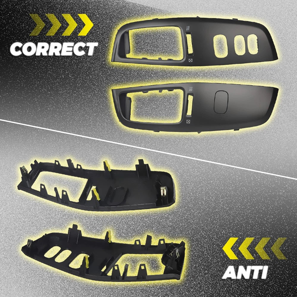 Dash Air Vent Outlet Panel Trim Black For Toyota Landcruiser 100 Series 2003-07