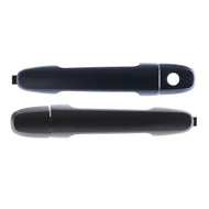 Front Outer Door Handles Pair Black for Toyota Kluger Prius Camry Hilux RAV4
