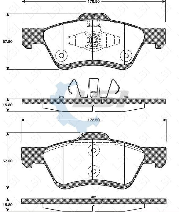 Front Brake Pads and Disc Rotors Set for Ford ESCAPE ZC ZD 2.3L 3.0L 2006-12
