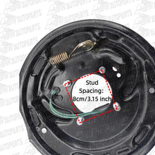 Load image into Gallery viewer, 4-Piece 10" Trailer Caravan Electric Brake Backing Plates &amp; Park Brake Lever Au