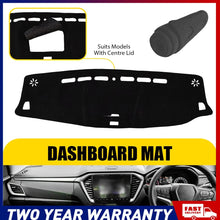 Load image into Gallery viewer, Dash Mat Sun Cover For Isuzu Dmax D-MAX 2020-24 with Centre Lid Dashboard