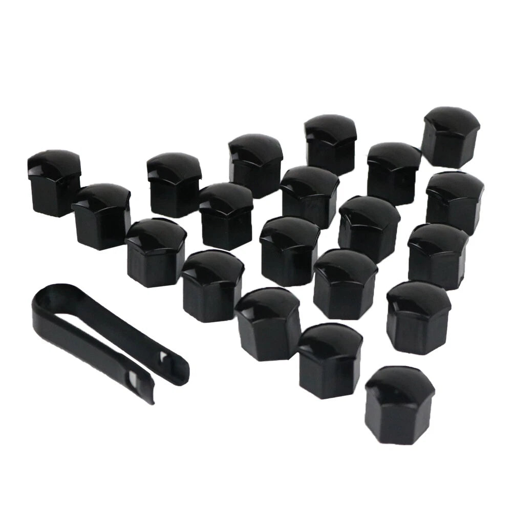 20pcs/Set 19mm Car Wheel Nut Bolt Cover Caps with Removal Tool Clip Universal ST