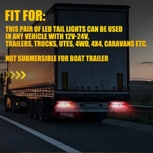 Load image into Gallery viewer, 2/4/8x LED Tail Lights Sequential Indicator Trailer Ute Caravan Truck Stop NEWA