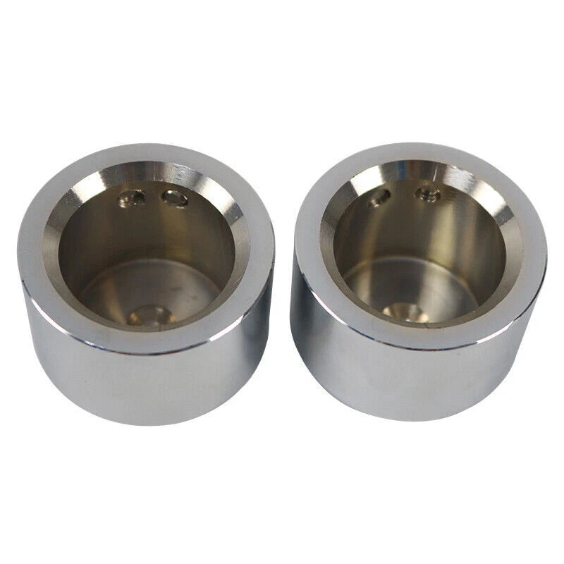 Chrome Front Axle Nut Covers Cap Kit For Harley Sportster 883 1200 Road King ST