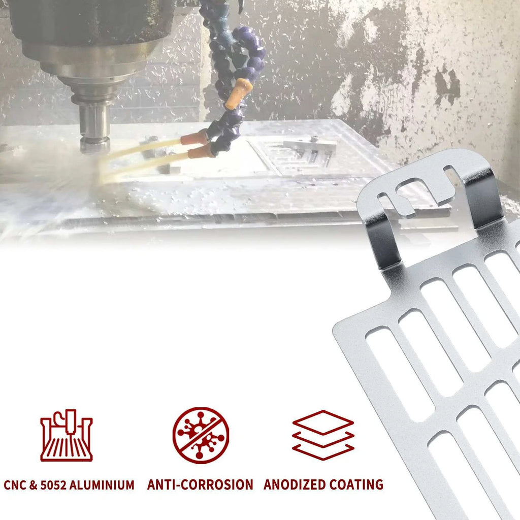 CNC Silver Radiator Grille Guard Cover For Husqvarna SVARTPILEN 250 /401 2200-22