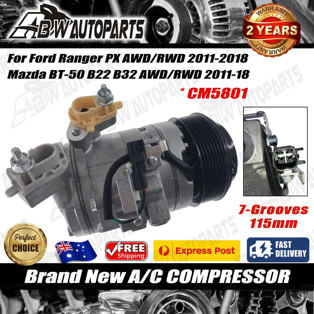 Aircon AC A/C Compressor CM5801 For Ford Ranger PX Mazda BT-50 B22 B32 2011-2018