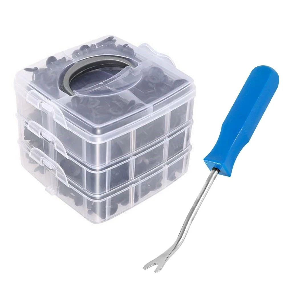 625X Car Trim Clips Kit Fastener Rivet Retainer Bumper Panel Push BOX Pin