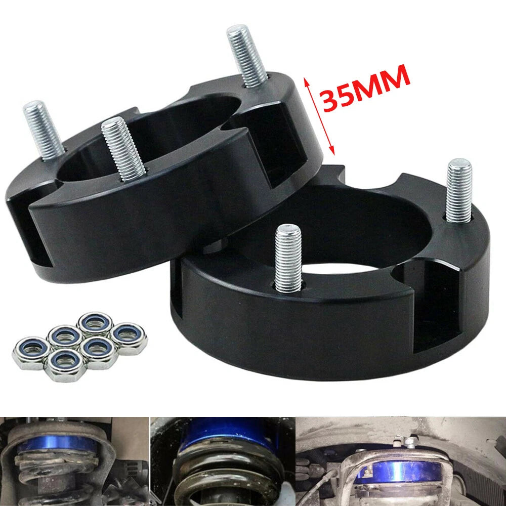Front Billet Aluminium Springs Strut Spacers 3" Lift Kit For Ford Ranger 2012-18
