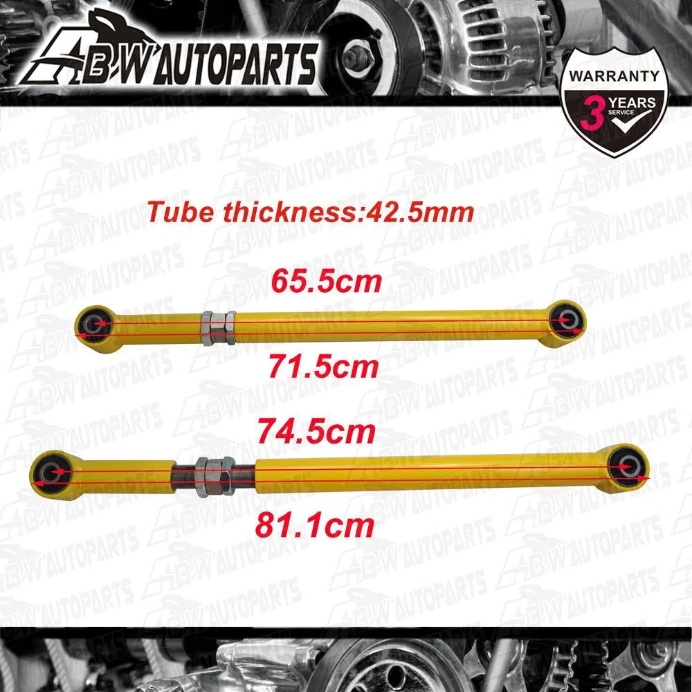 Rear Upper Lower Control Trailing Arms fit Toyota Landcruiser 80 105 Series Arms