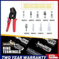 900x Assorted Insulated Electrical Wire Connectors Kit Terminal Crimp Spade