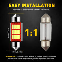 Load image into Gallery viewer, 2/4/8X Canbus LED Car Interior Light Festoon C5W C10W 36mm White Side Wedge A