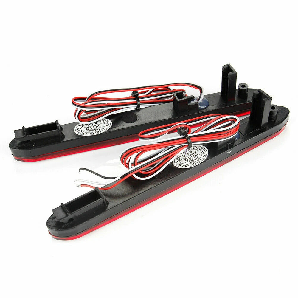 Red Rear Bumper Reflector LED Tail Brake Signal Lights For Honda Odyssey 2007 08