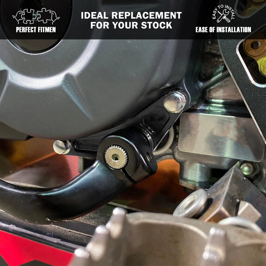 Black CNC Billet Aluminum Shift Shaft Brace Shifter Support FOR Honda CRF110F ST