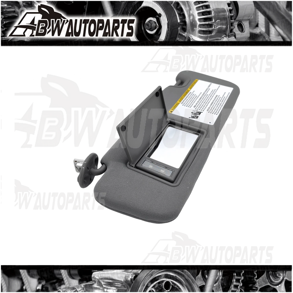 For Toyota Kluger 2014-2019 Sun Visor Left W/ Vanity Light Gray Passenger Side