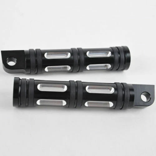 CNC Motorcycle Foot Pegs+1'' Handle Bar Grips For Harley Sportster XL883 1200 ST