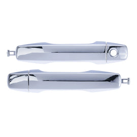 Door Handle Outer for Toyota Landcruiser J200 07-21 Set of 2 Chrome FRONT LH+RH