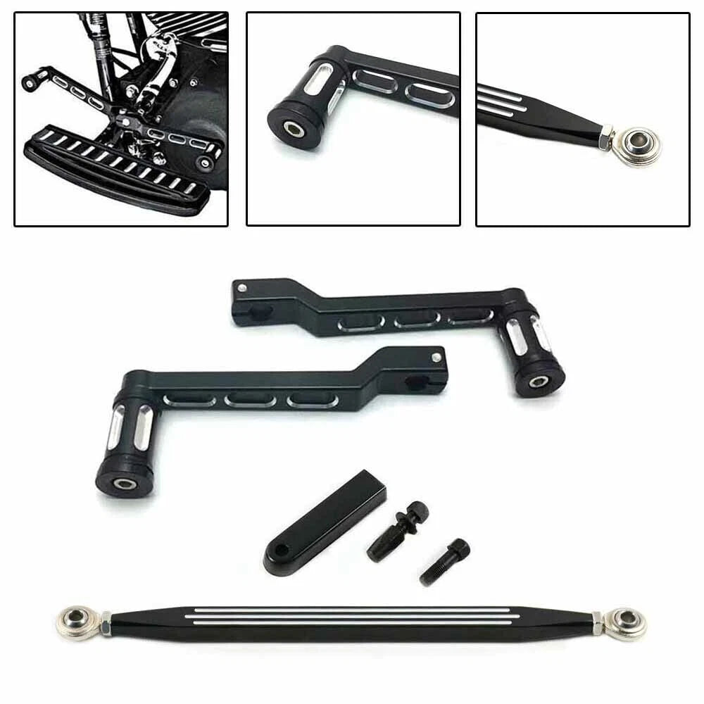 Gear Shift Lever+Shifter Peg+Shift Linkage for Harley Softail Road King Softail