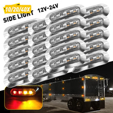 Load image into Gallery viewer, 10-30x Red Amber LED Clearance Lights Side Marker Trailer Truck Caravan Lorry