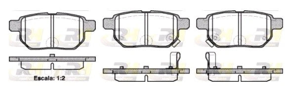 Front and Rear Full Set Brake Pads Disc Rotors for COROLLA ZRE152R ZRE182R 07-18
