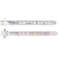 150mm Stainless Steel Pocket Clip Ruler 150PCM