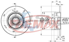 Load image into Gallery viewer, Fremax Rear Disc Rotors for Volkswagen Passat GL VR6 2.8 AAA 95-96