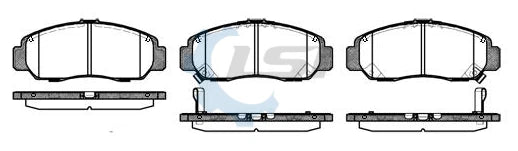 Front Brake Pads and Disc Rotors set for Honda Accord CM6 V6 2003-2008