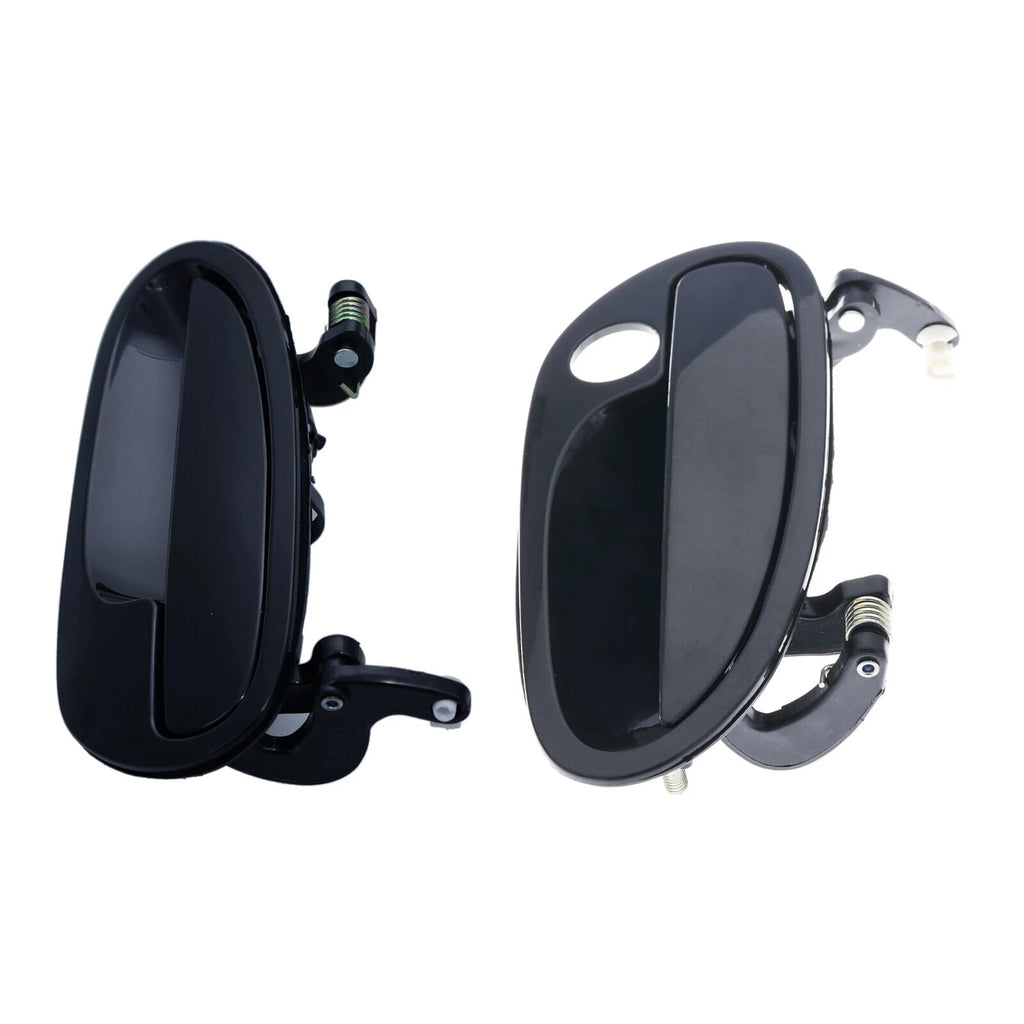 2pc Front Left & Right Outer Door Handle Black For Holden Commodore VT VX VY VZ