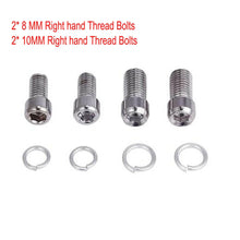 Load image into Gallery viewer, Black CNC Aluminum Alloy 10mm Motorcycle Mirror Mount Riser Extender Adaptor ST