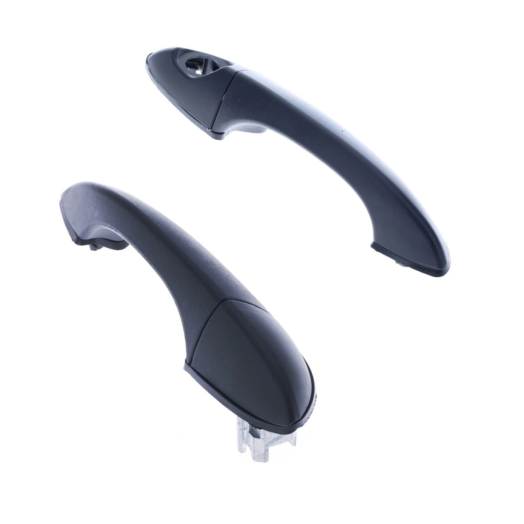 Set of 2 FRONT Left & Right Door Handle Outer Black for BMW X5 E53 2000 - 07