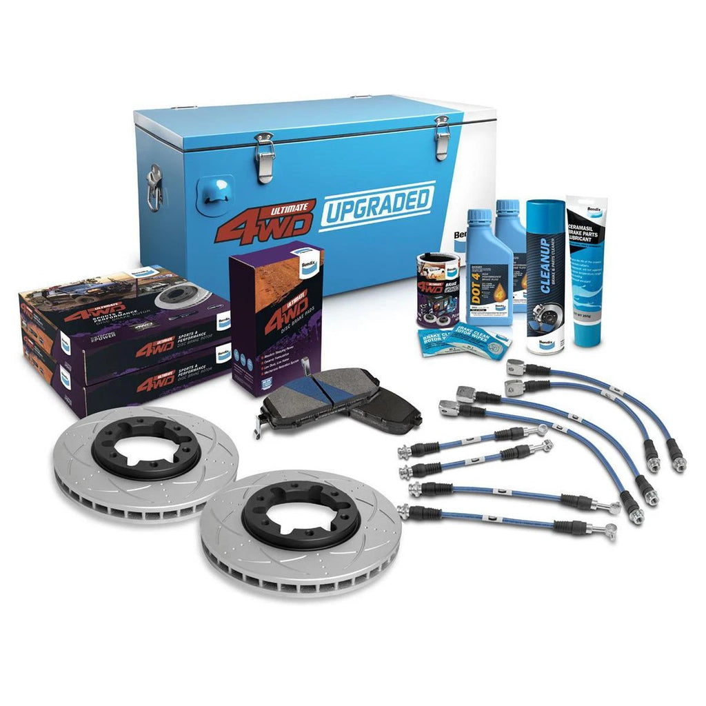 Bendix Ultimate 4x4 Brake Upgrade Kit (Suits 2" Lift) U4WD-BUK63+2